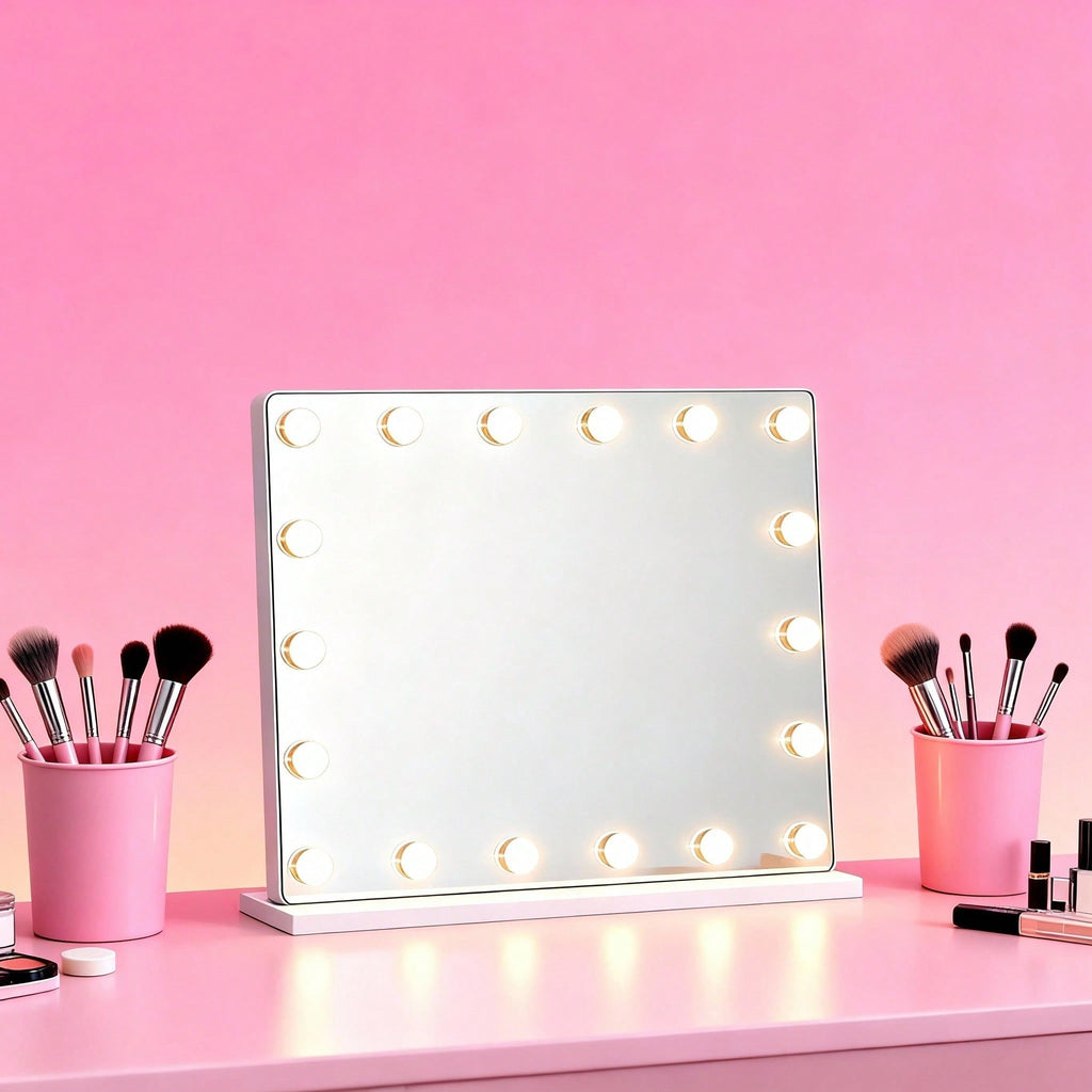 Illuminated Dual Magnifying Mirror – 1x/10x, USB-C Rechargeable