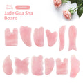 Rose Quartz Jade Roller & Gua Sha Facial Set